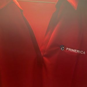 Primerica womenswear shirts new size 2X shirt red